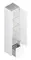 Пенал «Kerama Marazzi» Modula 165 подвесной белый глянцевый правый, фотография №3