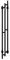 Электрический полотенцесушитель «Indigo» Sky Pro LSKPRE150-17BRRt 17/150 чёрный муар правый, фото №1