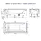 Ванна чугунная «Delice» Parallel 160/70 без опор без сифона белая, изображение №4