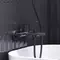Смеситель для ванны «Damixa» Merkur 401000300 чёрный матовый, картинка №2
