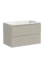 Тумба под раковину «Sancos» Snob R 80 подвесная Beige Soft, фото №5