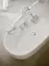 Ванна акриловая «Sancos» Flo 170/80 с каркасом с сифоном белая, фотография №7