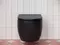 Подвесной унитаз безободковый «Ceramica Nova» Play CN3001MB черный с сиденьем дюропласт с микролифтом чёрное, фотография №3