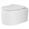Подвесной унитаз безободковый «Ceramica Nova» Moments CN3003 белый с сиденьем дюропласт с микролифтом белое, фото №1