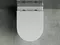 Подвесной унитаз безободковый «Ceramica Nova»  белый с сиденьем дюропласт с микролифтом белое, фото №5
