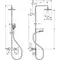 Душевая система «Hansgrohe» Vernis Blend Showerpipe 200 1jet 26276670 с термостатом чёрная матовая, картинка №2