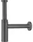 Сифон для раковины «Hansgrohe» Flowstar S 52105340 шлифованный чёрный хром, фото №1