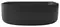 Ванна акриловая «Azario» Cambridge 169/88 с каркасом с сифоном чёрная матовая, фотография №3