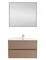 Мебель для ванной подвесная «Art&Max» Elegant 80 с LED подсветкой ручек капучино матовый, фото №1