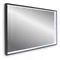 Зеркало «Art&Max» Aversa 90/65 с подсветкой чёрное матовое, фото №1