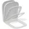 Приставной унитаз безободковый «Ideal Standard» i.life B T461601/T468301 белый с сиденьем дюропласт с микролифтом белое, фото №5
