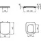 Приставной унитаз безободковый «Ideal Standard» i.life B T461601/T468301 белый с сиденьем дюропласт с микролифтом белое, изображение №8