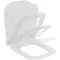 Приставной унитаз безободковый «Ideal Standard» i.life B T461601/T500301 белый с сиденьем дюропласт с микролифтом белое, фото №5