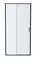 Душевая дверь «Aquatek» AQ ARI RA 12020BL 120/200 прозрачная/чёрная, фото №1