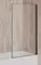 Шторка на ванну стеклянная «Paini» ScreenWT70C 70/140 прозрачная/чёрная универсальная, фото №1