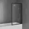 Шторка на ванну стеклянная «Paini» ScreenWT70F 70/140 принт рамка/чёрная универсальная, картинка №2