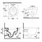 Подвесной унитаз безободковый «AQUAme» AQM2011 белый с сиденьем дюропласт с микролифтом белое, картинка №2