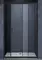 Душевая дверь «Vincea» Alpha VDS-3AL120CLB 120/190 прозрачная/чёрная, фото №1