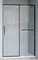 Душевая дверь «Vincea» Slim Soft VDS-1SS100CLB 100/200 прозрачная/чёрная, фото №1