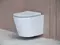 Комплект инсталляция с унитазом, крышкой и кнопкой смыва «Ceramica Nova» Balearica CN6000_1001W_1000 безободковый белый, изображение №4