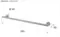 Полотенцедержатель «Remer» X-Style Inox SSXI30 на стену нержавеющая сталь, картинка №2