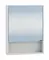 Зеркальный шкаф «СанТа» Сити 50 без света белый универсальный, фото №1