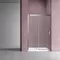 Душевая дверь «Vincea» Dice VDS-4D120CL 120/200 прозрачная/хром универсальная, картинка №2