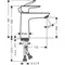 Смеситель для раковины «Hansgrohe» Talis E 71712700 белый матовый, картинка №2