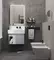 Мебель для ванной подвесная «Kerama Marazzi» Logica M 65 светло-серый глянцевый/стальной серый, картинка №2