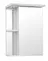 Зеркальный шкаф «Style Line» Николь 50 с подсветкой белый правый, фото №1