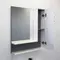Зеркало с шкафчиком «Comforty» Нарва 70 без света белый матовый правый, фотография №3