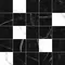 Настенная мозаика «Laparet» Total Glossy 25x25 х9999281849 чёрный, изображение №4