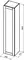 Пенал «Aquanet» Терра 35 подвесной белый матовый универсальный, фотография №7