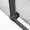 Душевая дверь «Vincea» Slim Soft VDS-1SS120CLGM 120/200 прозрачная/вороненая сталь, изображение №4