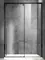 Душевая дверь «Vincea» Lugano VDS-1L150CLB-1 150/195 прозрачная/чёрная, фото №1