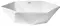 Раковина «Runo» Cristallo 40/40 фарфоровая белая, фотография №3