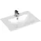 Раковина «Sanovit» Just Flat 71/51 42071-KL фарфоровая белая, фото №1