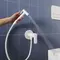 Смеситель с гигиеническим душем «Milardo» Rora RORWTR0M08 белый матовый, фотография №3