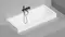 Ванна из литьевого мрамора «Salini» Orlanda Axis 170/75 S-Sense с ножками без сифона белая матовая, картинка №2