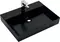 Раковина «Sanovit» Slim Synergy 70 фаянсовая чёрная, фото №1
