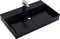 Раковина «Sanovit» Slim Synergy 85 фаянсовая чёрная, фото №1