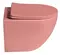 Подвесной унитаз безободковый «Grossman» Color GR-4455PIMS розовый с сиденьем ультратонкое дюропласт с микролифтом розовое, изображение №4