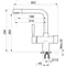Смеситель для кухни с подключением к фильтру «Point» PN3104W белый, картинка №2