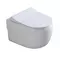 Подвесной унитаз безободковый «Art&Max» Verona AM012CHRT/AM012SC белый с сиденьем дюропласт с микролифтом белое, изображение №4