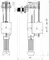 Впускной механизм «АНИпласт» WC5010 G1/2" с боковой подводкой белый, картинка №2