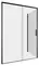 Душевое ограждение «Aquanet» Pleasure Evo AE65-N100-BT 100/90 прямоугольный прозрачный/чёрный  универсальный без поддона, фото №1