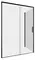 Душевое ограждение «Aquanet» Pleasure Evo AE65-N150-BT 150/80 прямоугольный прозрачный/чёрный  универсальный без поддона, фото №1