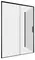 Душевое ограждение «Aquanet» Pleasure Evo AE65-N130-BT 130/80 прямоугольный прозрачный/чёрный  универсальный без поддона, фото №1