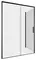 Душевое ограждение «Aquanet» Pleasure Evo AE65-N130-BT 130/90 прямоугольный прозрачный/чёрный  универсальный без поддона, фото №1