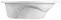 Ванна из литьевого мрамора «Эстет» Грация 170/94 без опор без сифона белая левая, картинка №2